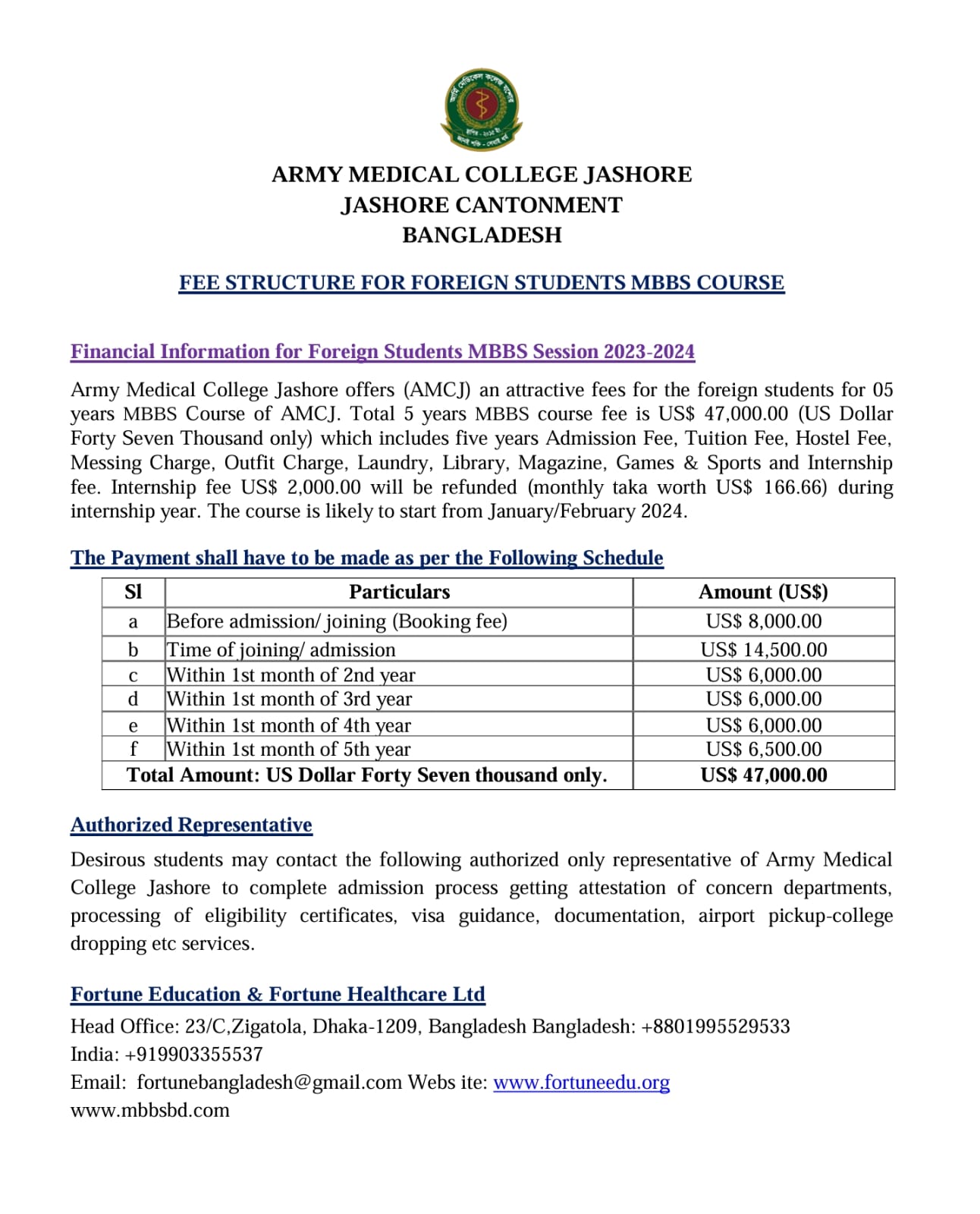 MBBS Admission Open for Foreign Students